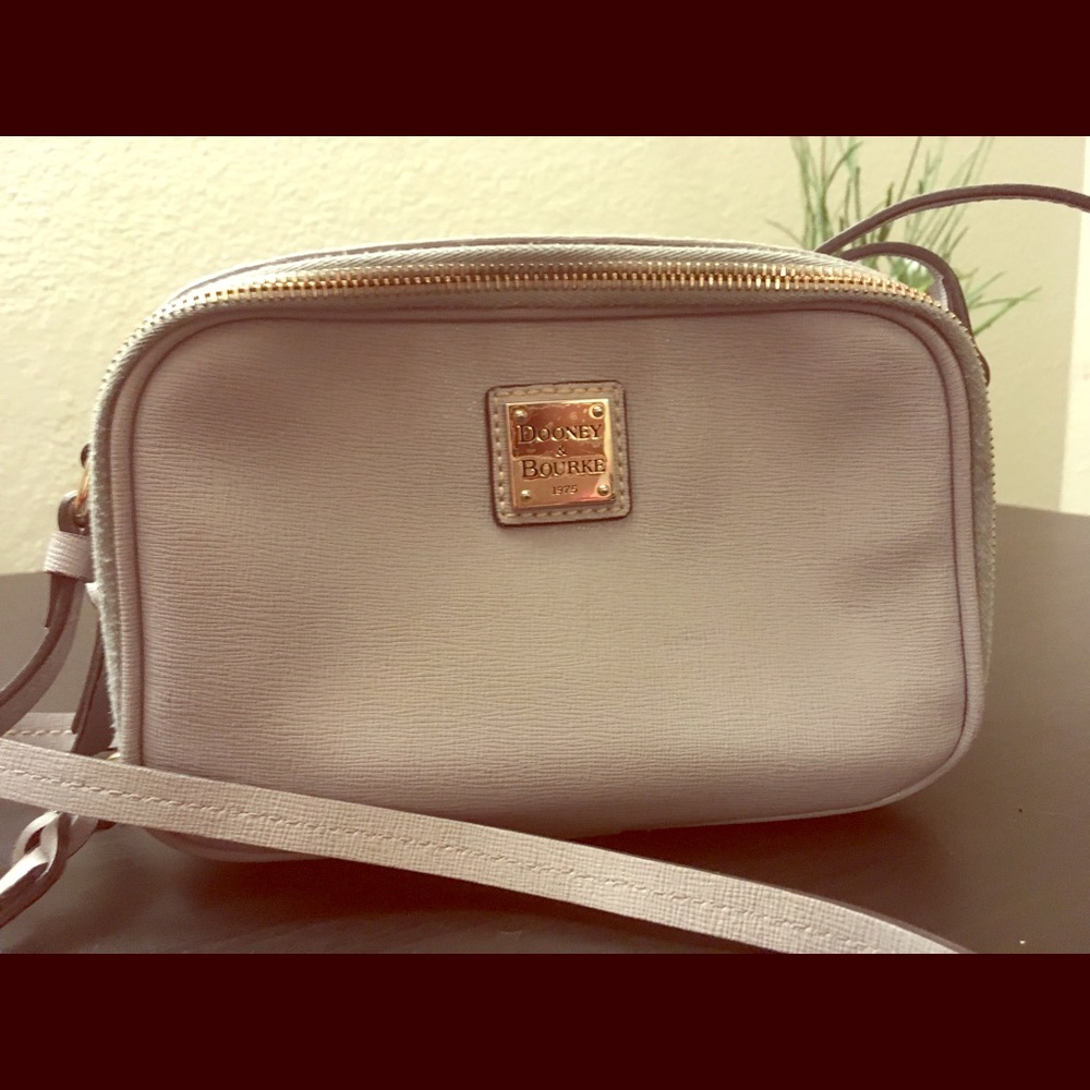 Dooney and Bourke Grey Crossbody Bag with Straps